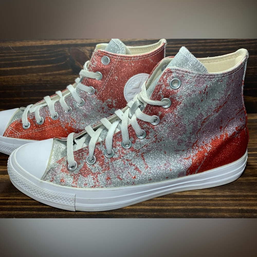 Converse Chuck Taylor All Star Womens Size 10.5 Shoes Hybrid Shine Athletic